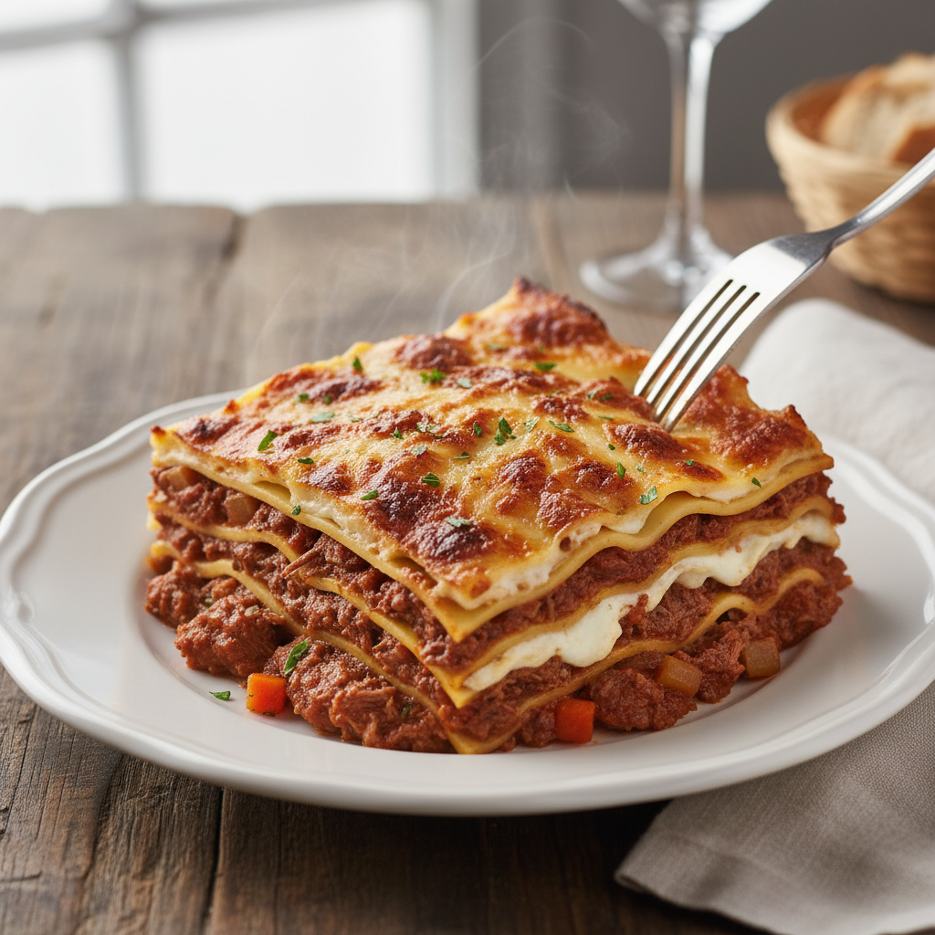 Slow-Braised Beef Ragù Lasagna